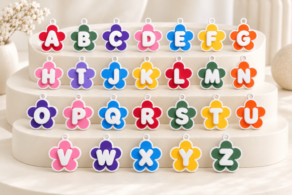 Garden Keychain Charms STL Collection | 12 3D Printable Designs - Image 14