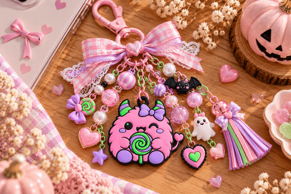 Chubby Candy Monster Charms – 10 Kawaii 3MF Files for 3D Printing - Image 3