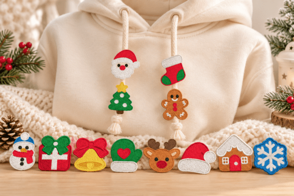 Christmas Charm Embroidery Bundle