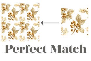 Elegant Gold Christmas Filigree Seamless Graphic by Design Market ...