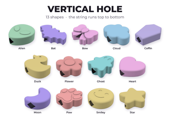 Giant Shape Beads Bundle - 16 Shapes, 29 STL Files for 3D Printing - Image 2