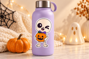 Skeleton Telegram Sticker Kawaii Skeleton Stickers Graphic by Pamlico Creations · Creative Fabrica