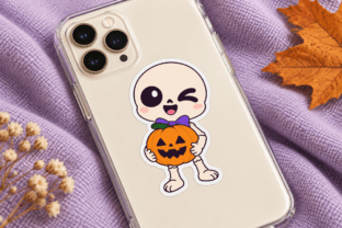 Skeleton Telegram Sticker Kawaii Skeleton Stickers Graphic by Pamlico Creations · Creative Fabrica