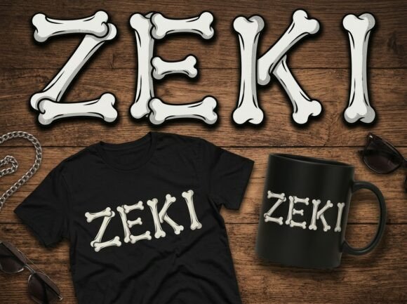 Zeki Czcionki Dekoracyjne Czcionka Przez Creativeguru