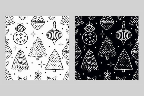 Christmas Seamless Pattern Set Graphics