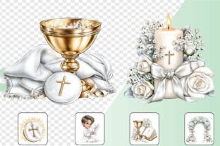 First Communion Clipart Graphic by Arohi Studio · Creative Fabrica