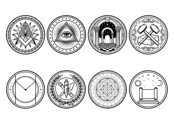 Freemasonry Vector Car Front View Outline Vector SVG Graphic by Kids_Zone · Creative Fabrica