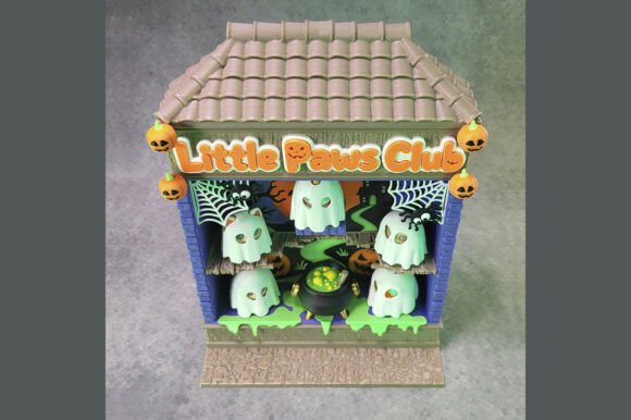 Little Paws Club Halloween Pack 1 – 3D Printable Spooky Room & Costumes - Image 4