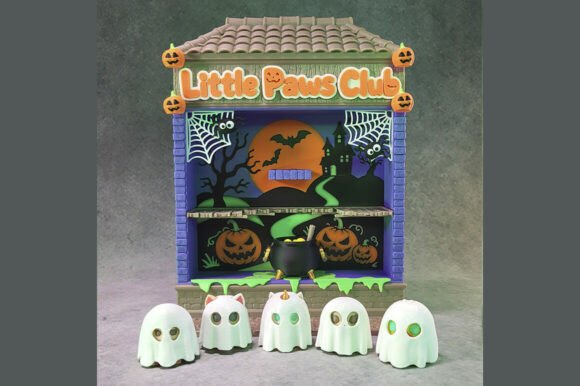 Little Paws Club Halloween Pack 1 – 3D Printable Spooky Room & Costumes - Image 5