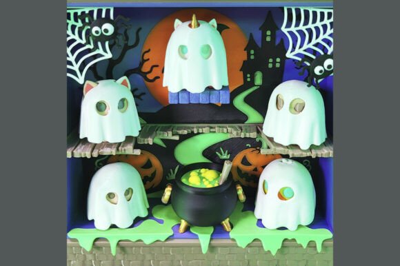 Little Paws Club Halloween Pack 1 – 3D Printable Spooky Room & Costumes - Image 7