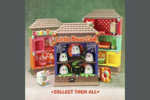 Little Paws Club Halloween Pack 1 – 3D Printable Spooky Room & Costumes - Image 8