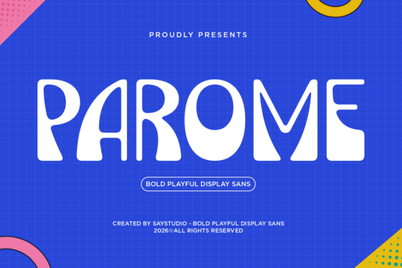 Parome Sans Serif Font By SayStudio