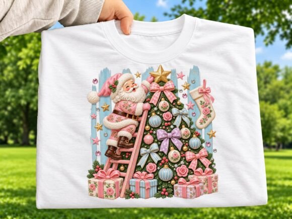 Christmas Reindeer Pattern PNG Shirt Graphic by Musera Design ...