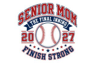 Senior Mom Baseball 2027 SVG Graphic by Silhouette Station · Creative ...