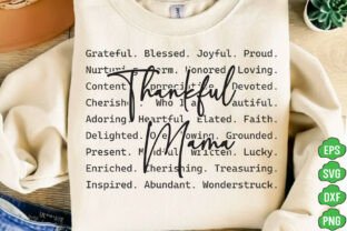 Momma Pattern Svg Thankful Mama Words PNG SVG,Thanksgiving Graphic by Black SVG Club ...