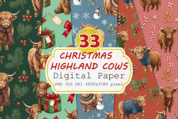 Product Design Digital Graphics Christmas Cats Pattern Digital Paper PNG Graphic by Lazy Sun · Creative ...