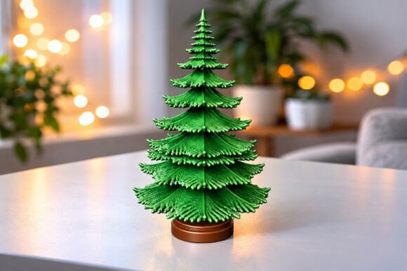 Christmas Tree Stl 3d Print 3d Printing