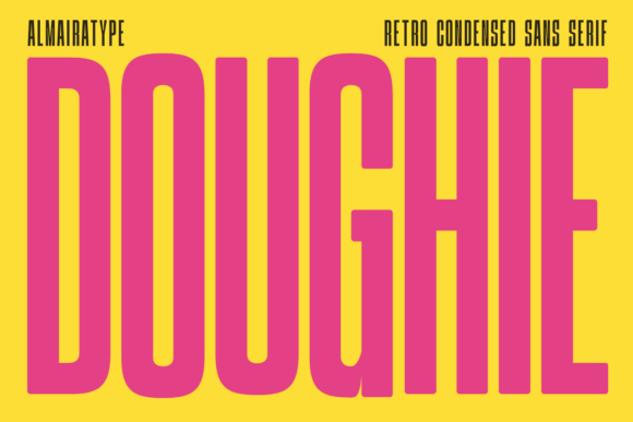 Doughie Sans Serif Font By Almairatype Studio