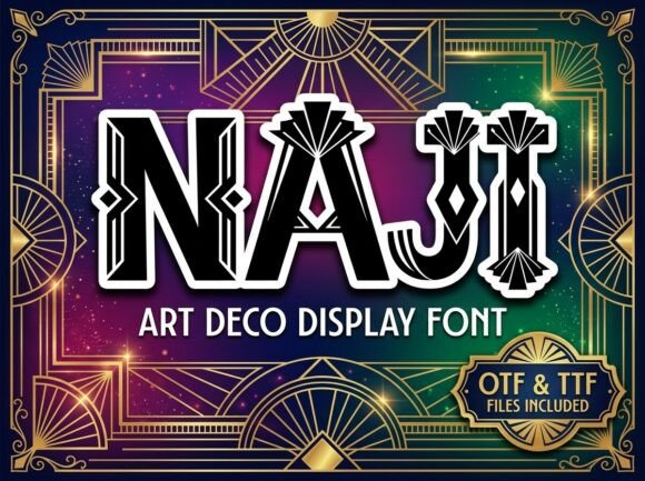 Naji Decorative Font By pavel