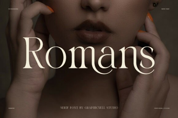 Romans Serif Font By Graphicxell