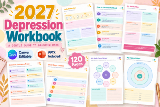 2027 Depression Workbook Graphic by KDP Studio · Creative Fabrica
