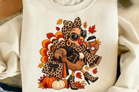 Thanksgiving Grammy Fall Grandma Turkey Graphic by T-Shirt Design ...