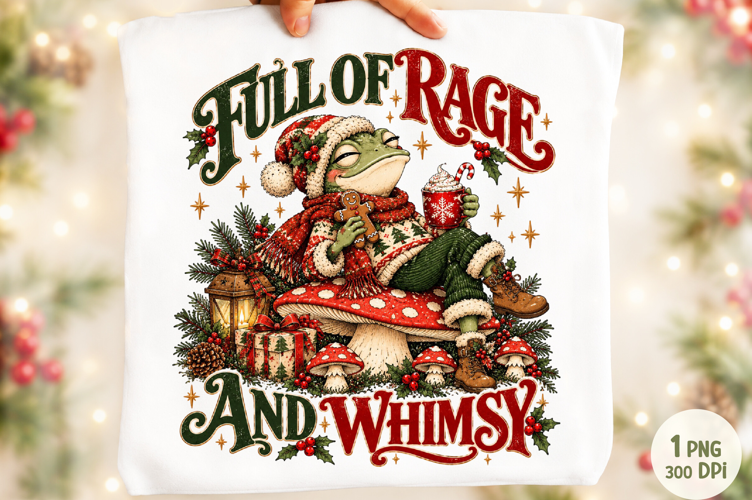 Funny Christmas Frog Sarcastic PNG Graphic by Craftoria Studio ...