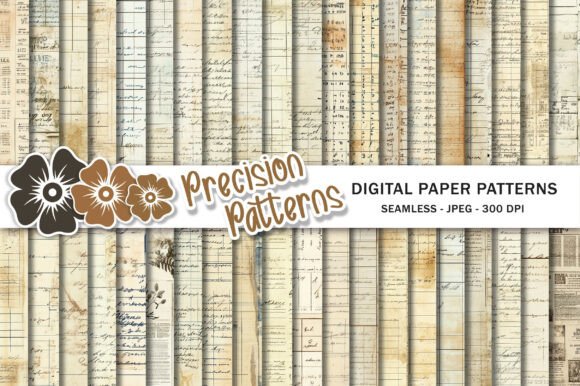 Printable Vintage Paper Textures