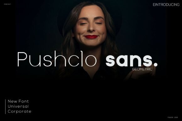 Pushclo Sans Serif Font By Auliacreative