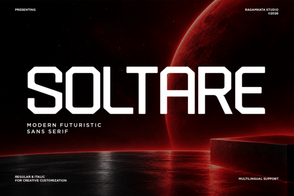 Soltare Sans Serif Font By RagamKata Studio