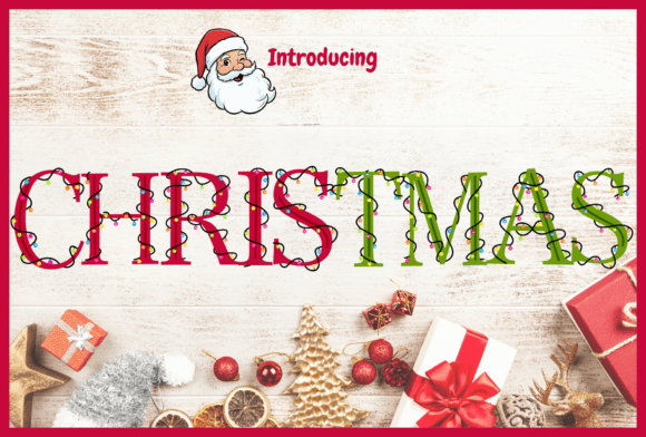 Christmas Decorative Font By Itme_digitalart