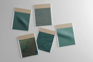 Embroidered Luxury Fabric Teal Textures Graphic by TriDraw · Creative ...