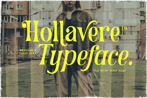 Hollavere Serif Font By letterhend