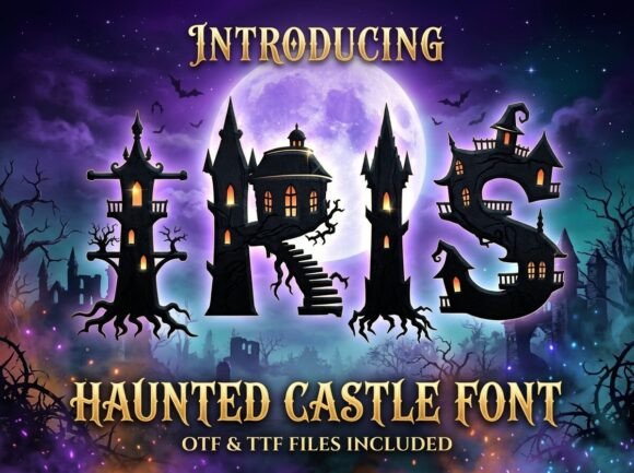 Iris Decorative Font By Raholco