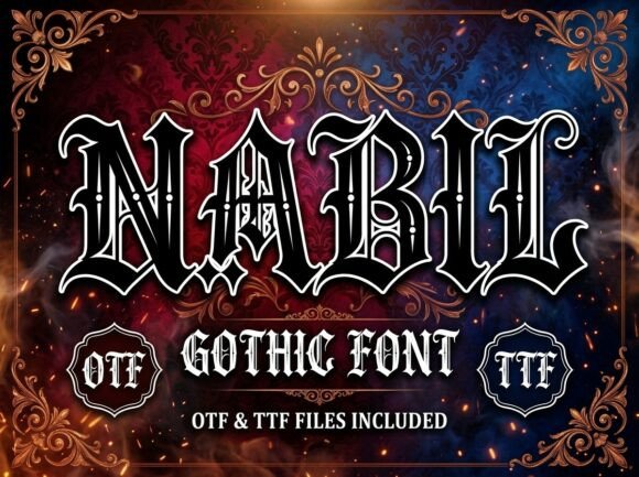 Nabil Fontes Blackletter Fonte Por mail.skygroup