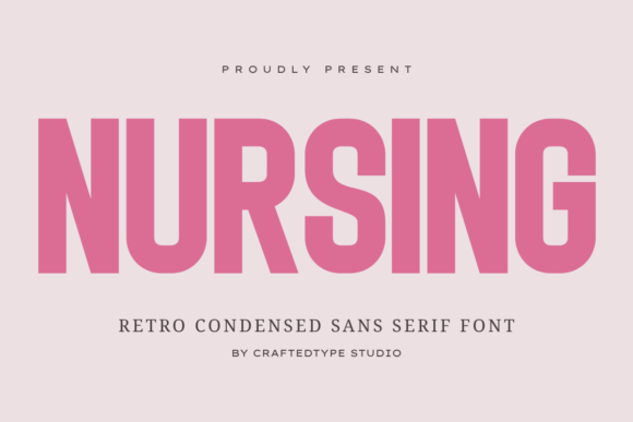 Nursing Sans Serif Font By CraftedType Studio