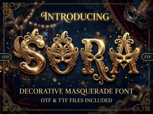 Sora Decorative Font By kulturrno