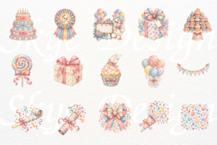 Watercolor Silly Goose Birthday Clipart Graphic by Skye Design ...