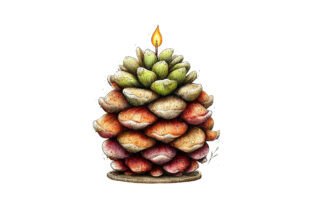 Whimsical Christmas Candle Clipart Set Graphic by PRO DESIGN · Creative ...