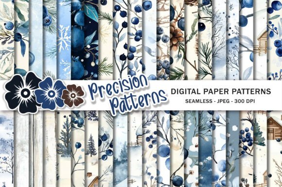 Winter Forest Digital Paper