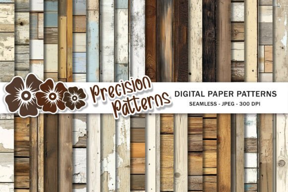 Wood Textures Digital Paper