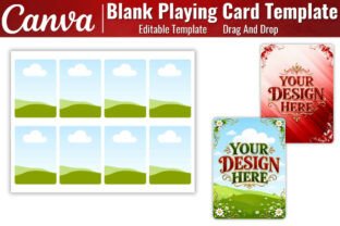 Blank Playing Card Canva Template Graphic by Artist05 · Creative Fabrica
