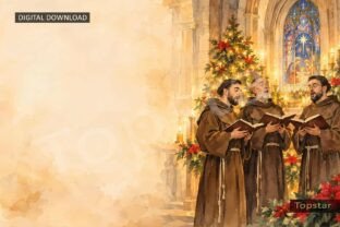 Catholic Icon Background Catholic Religious Christmas Background Graphic by Topstar · Creative ...