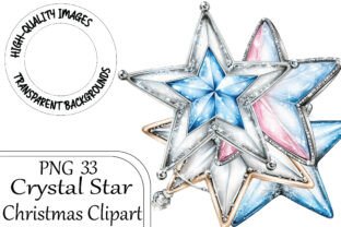Crystal Star Christmas Clipart Graphic by Design Stock · Creative Fabrica