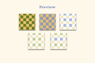 Daisy Colors Checkered Seamless Pattern Graphic by airudigital ...