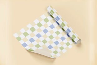 Daisy Colors Checkered Seamless Pattern Graphic by airudigital ...