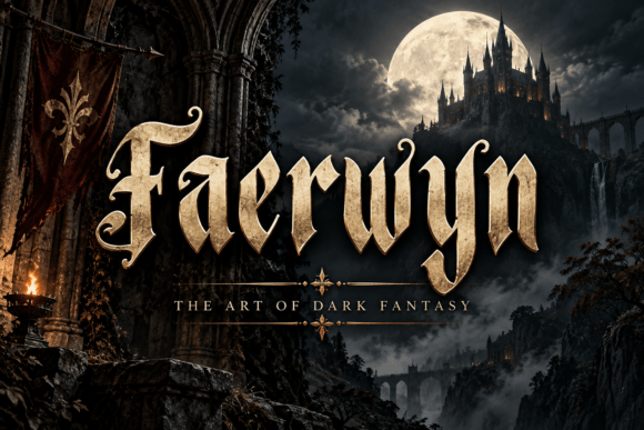 Faerwyn Blackletter Font By DREAM