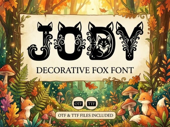 Jody Decorative Font By greenvill