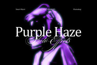 Purple Haze Photo Effect Graphic by Pitchlook · Creative Fabrica