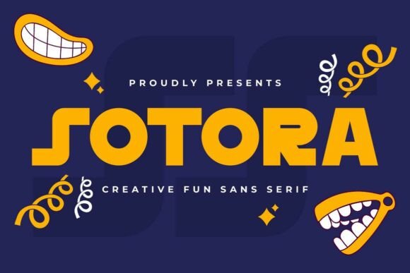 Sotora Sans Serif Font By Artiveko